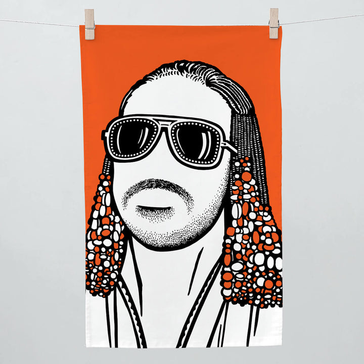 Stevie Wonder tea towel