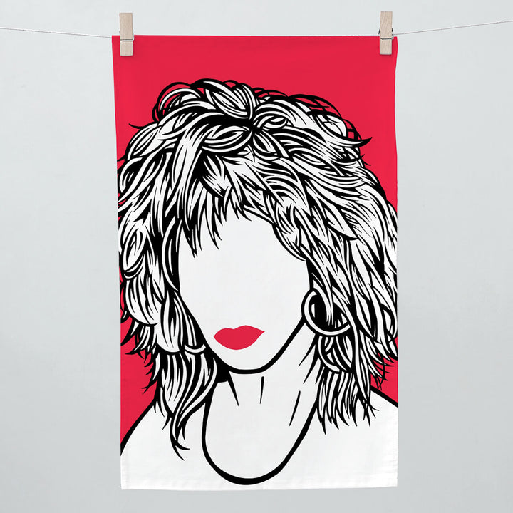 Tina Turner tea towel