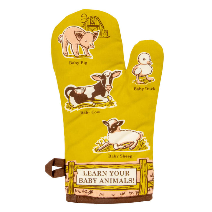 Baby Animals Oven Mitt