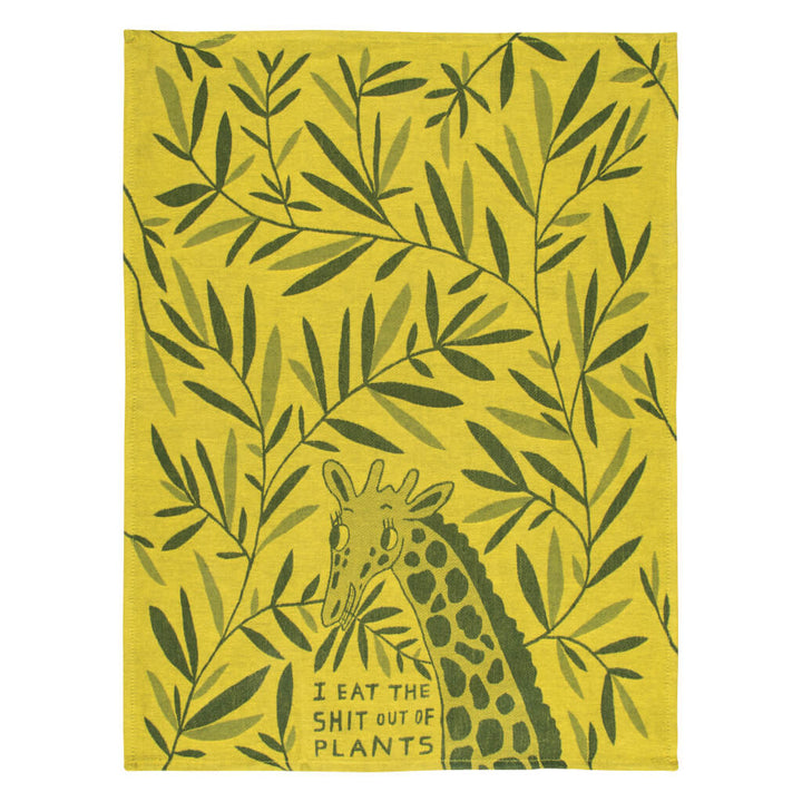 Eat Plants Tea Towel