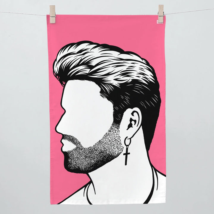George Michael Tea Towel