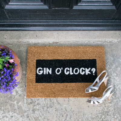 Gin O'clock Doormat