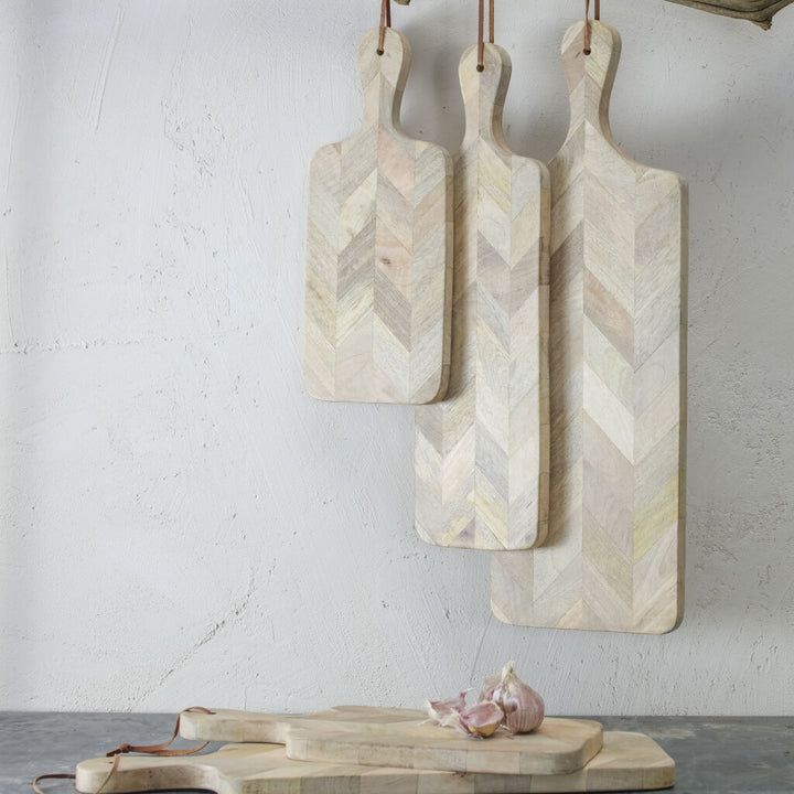 Herringbone Wooden Chopping Board