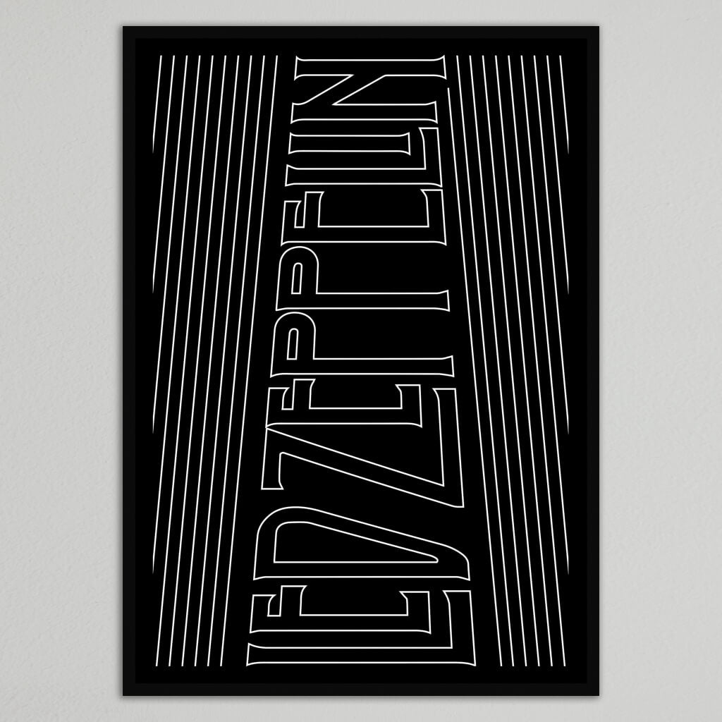 Dårlig skæbne Snestorm mølle Led Zeppelin Art Print | Mint & May