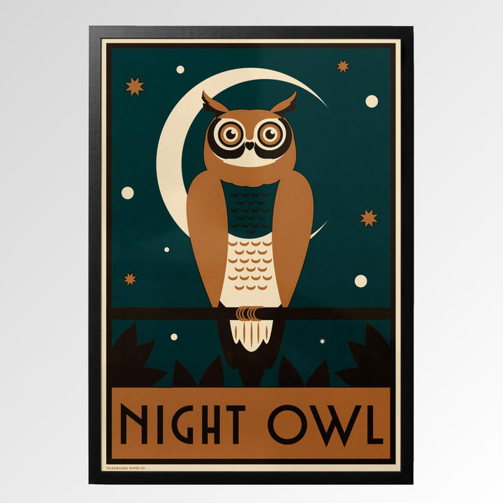 Night Owl Print