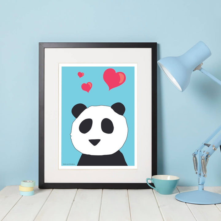 Panda Love Nursery Wall Art