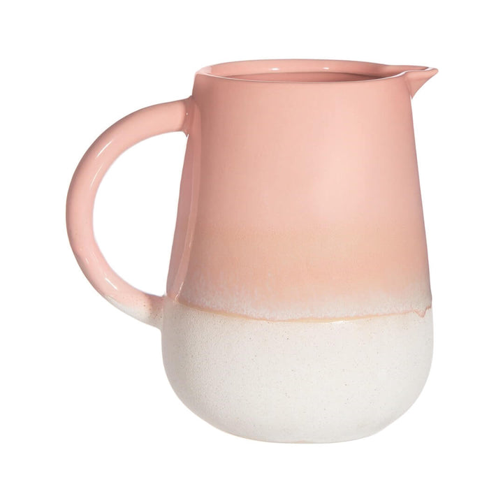 Pink Ombre Glaze Jug