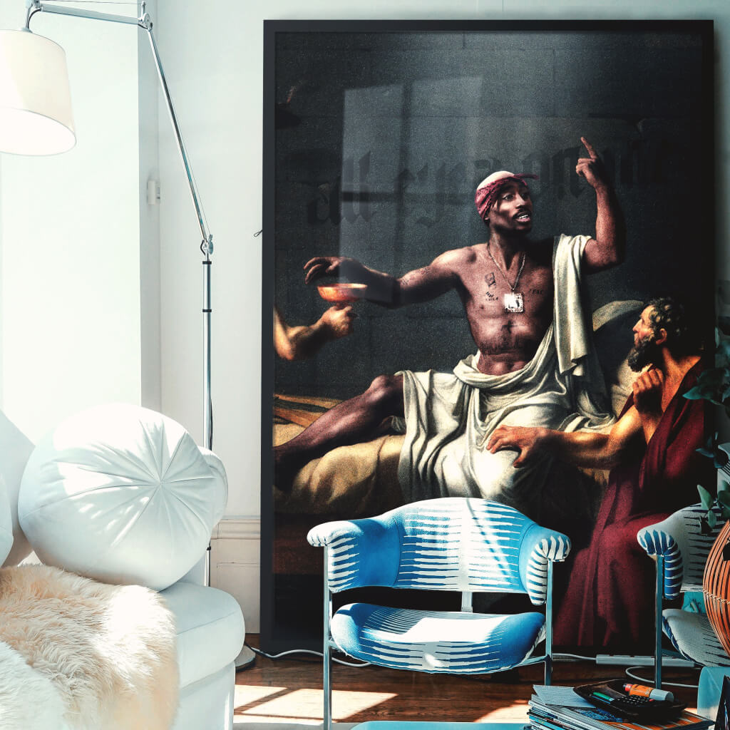 2Pac Digital Painting Art Print | Mint & May