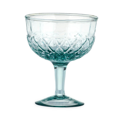 Aqua Champagne Saucers