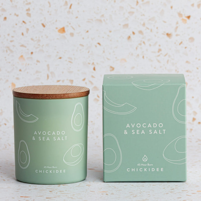 Avocado Sea Salt Scented Candle