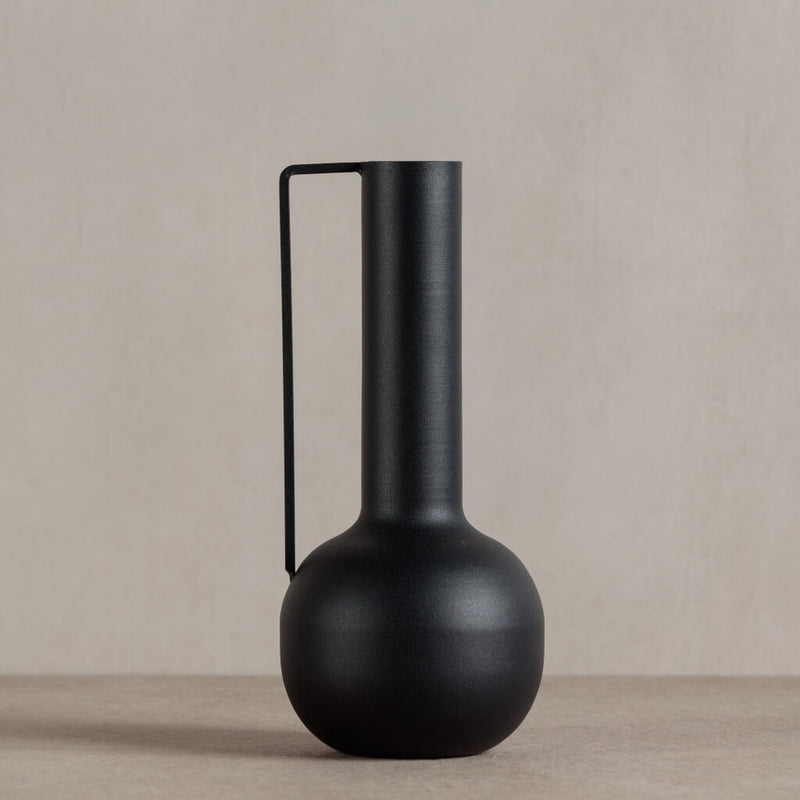 Black Metal Vase