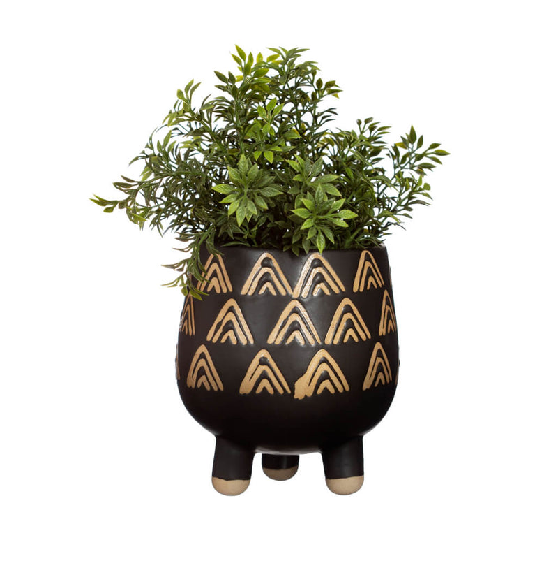 Black and Gold Planter