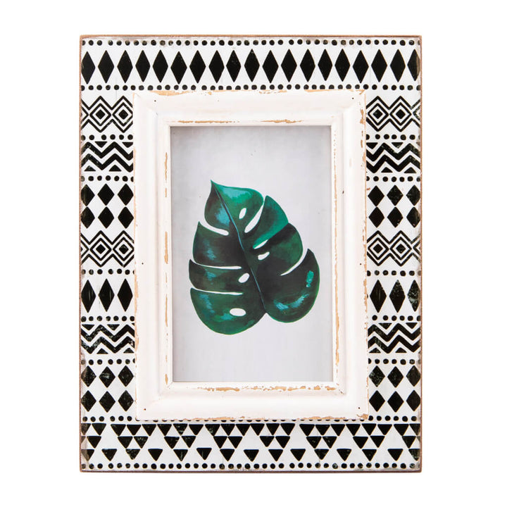 Black and White Boho Photo Frame