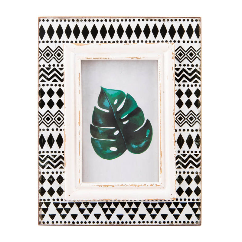 Black and White Boho Photo Frame