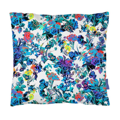 Blue Blooming Cushion