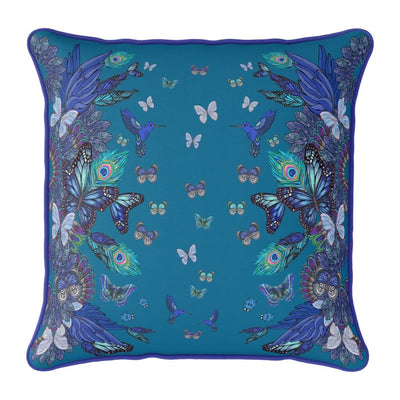 Blue Butterflies Cushion