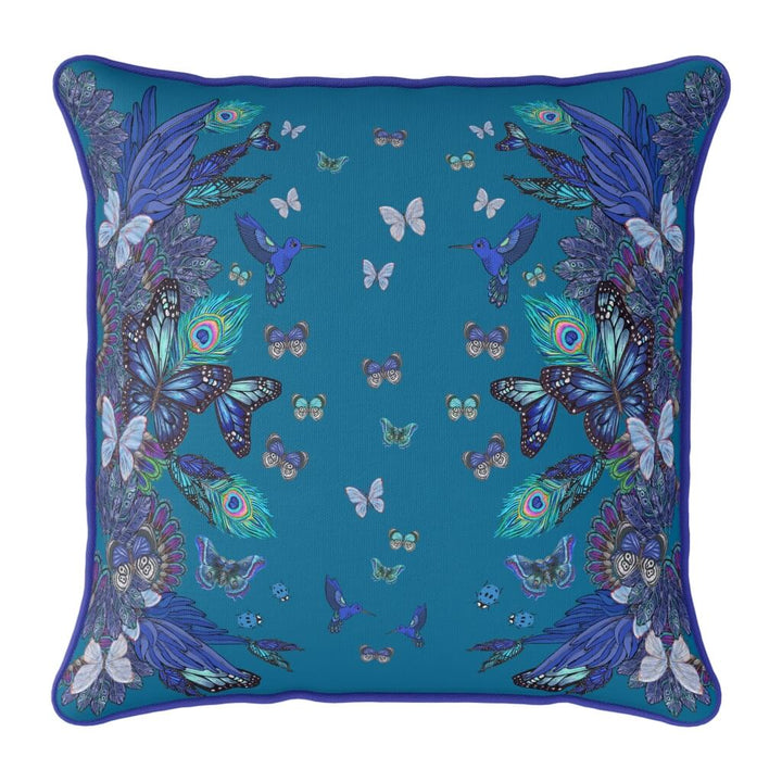 Blue Butterflies Cushion