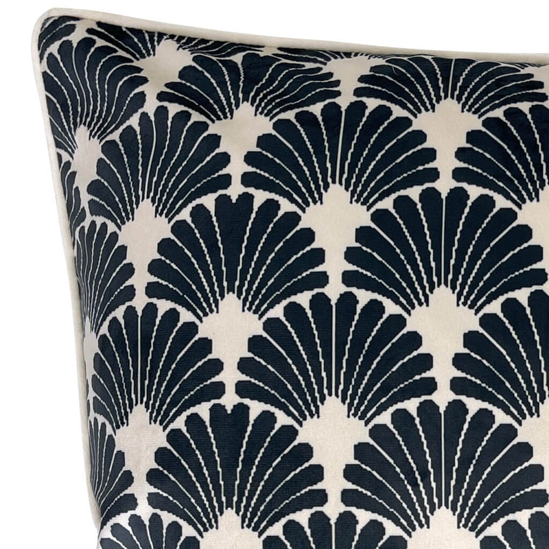 Blue Fan Cushion