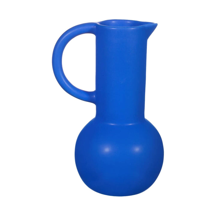 Blue Jug Shaped Vase