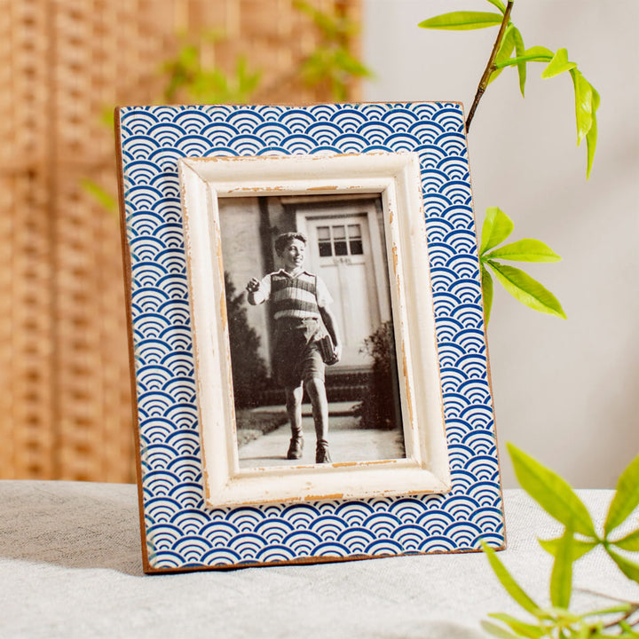 Blue Wave Photo Frame