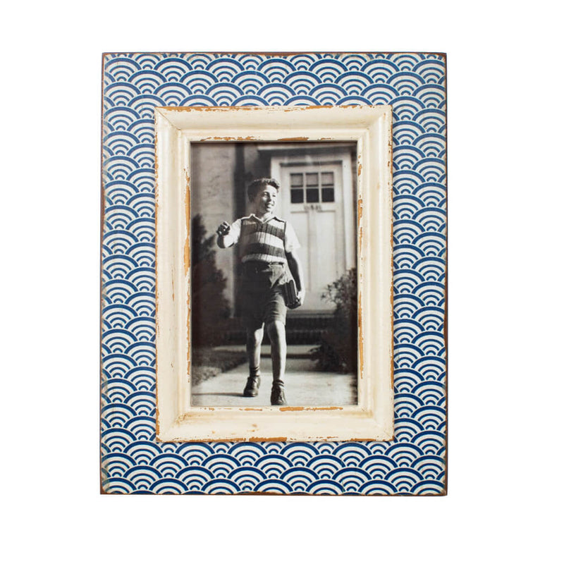Blue Wave Picture Frame