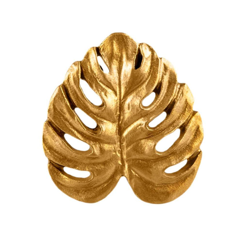 Cheese Plant Leaf Drawer Knob