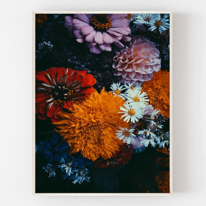 Dark Florals Print