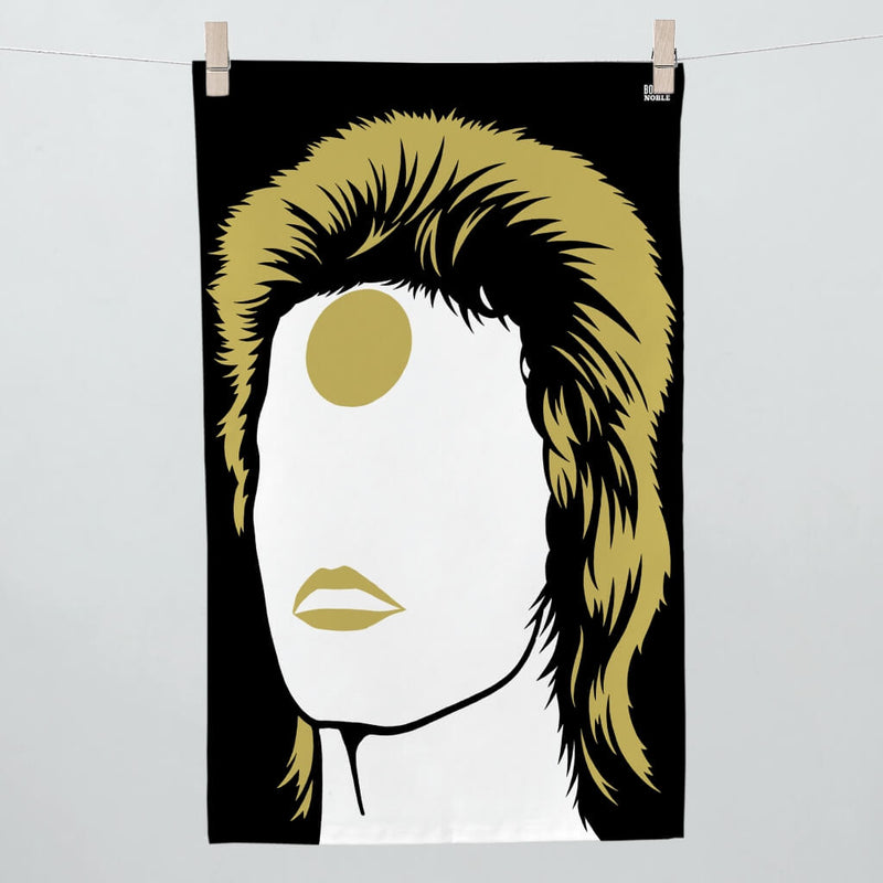 David Bowie Ziggy Stardust Tea Towel