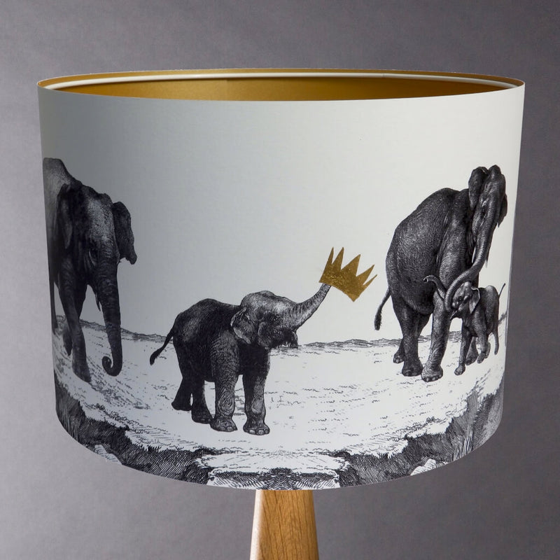 Elephants Lampshade