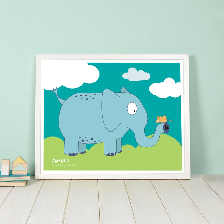 Elsie the Elephant Nursery Wall Art