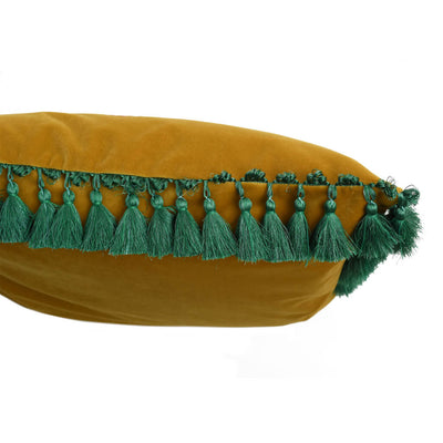 Fish Velvet Cushion Tassels