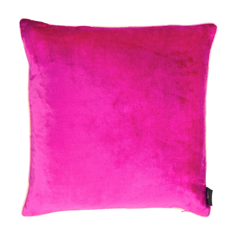 Flamingos Silk Cushion Back