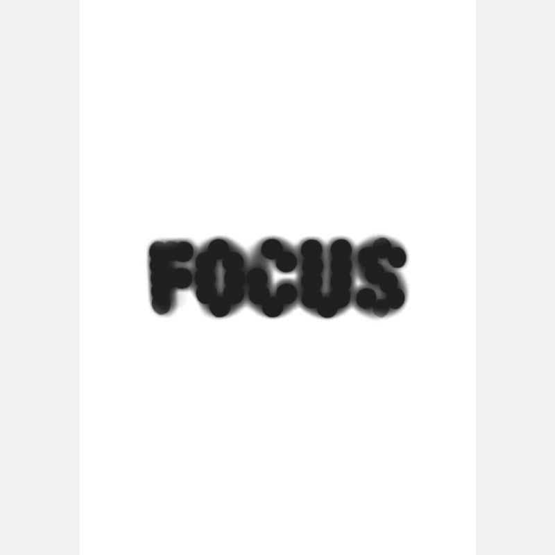 Focus Poster