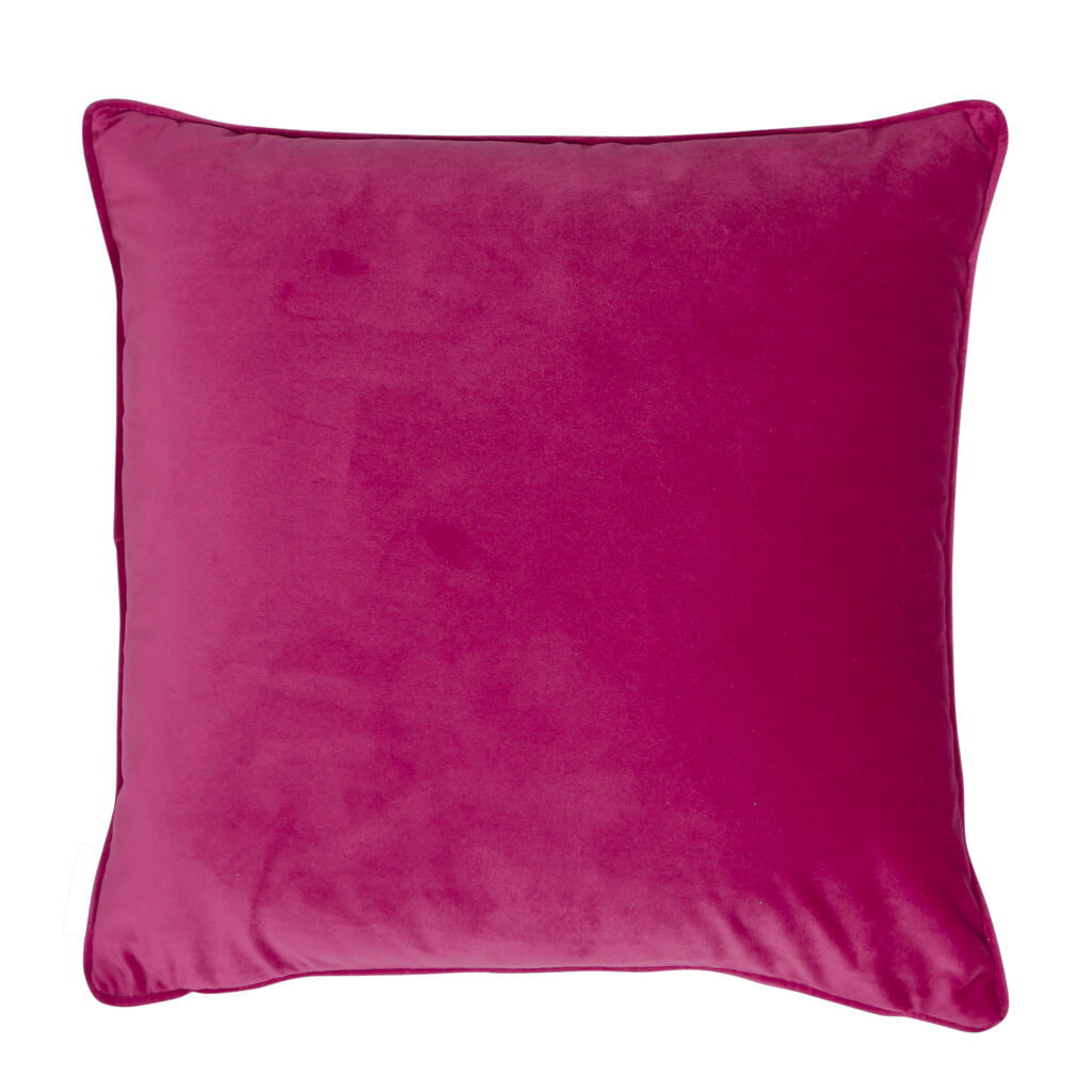 Fuchsia Velvet Cushion Mint & May