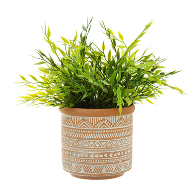 Geo Terracotta Planter