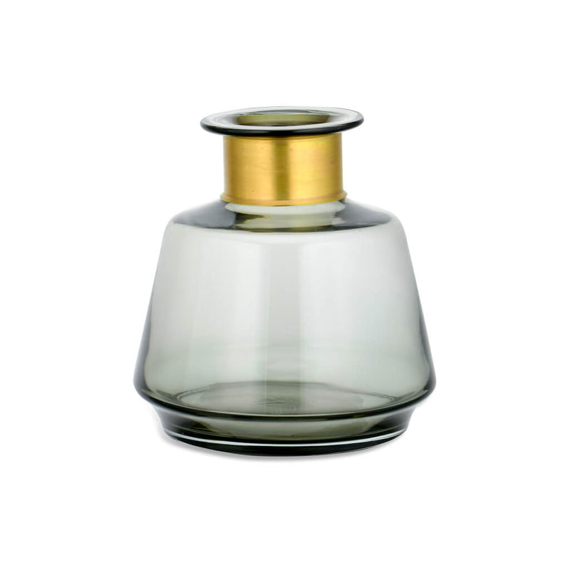 Glass Smoky Vase