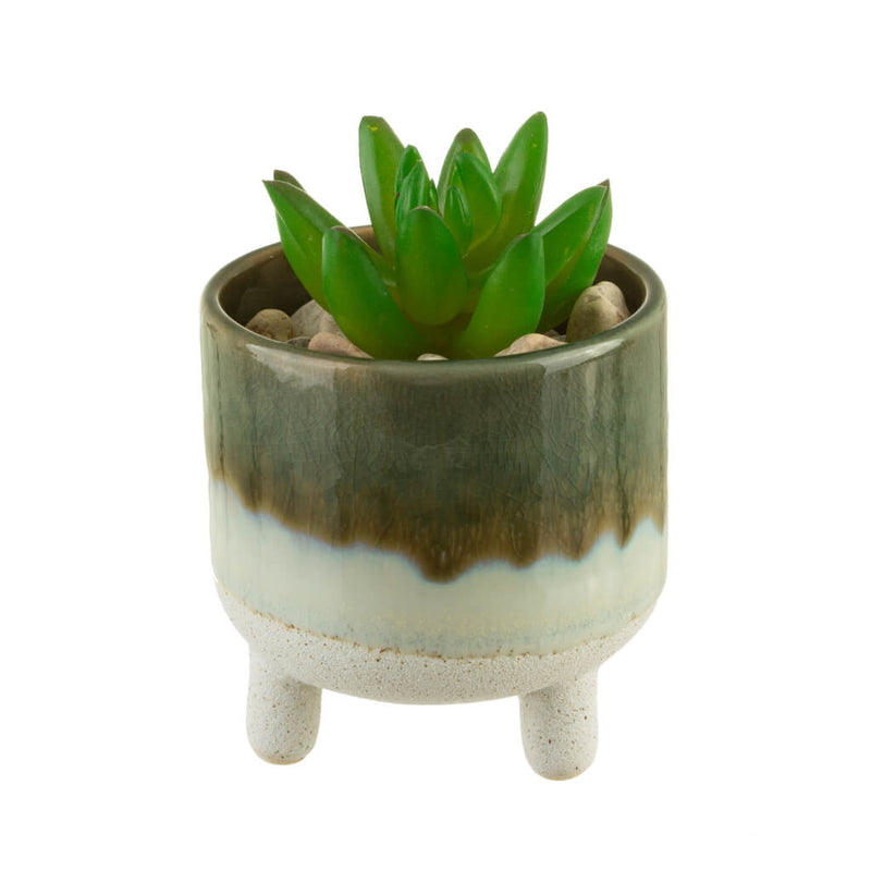 Glaze Green Planter on Legs