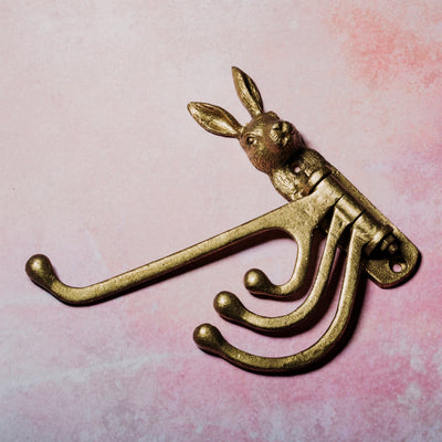 Gold Rabbit Multi Arm Swinging Hook