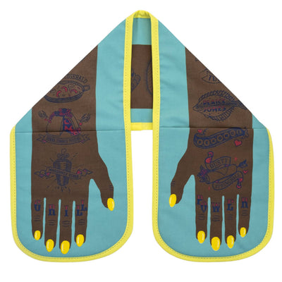 Grill Power Double Oven Glove Yellow