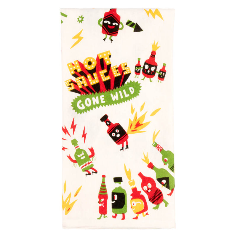 Hot Sauces Gone Wild Kitchen Towel