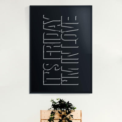 Its Friday I'm In Love The Cure Print