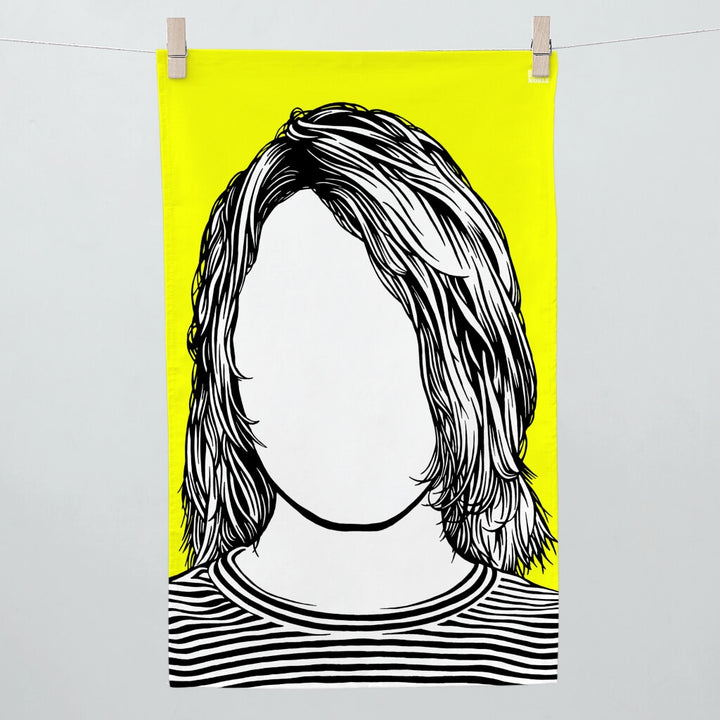 Kurt Cobain Tea Towel