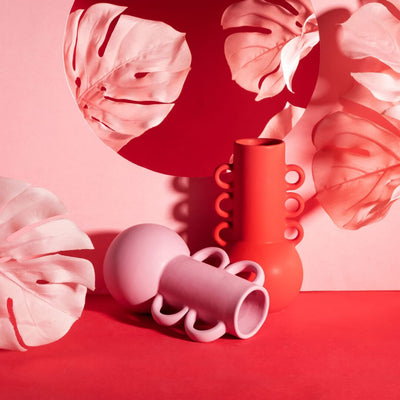 Lipstick Red Vase