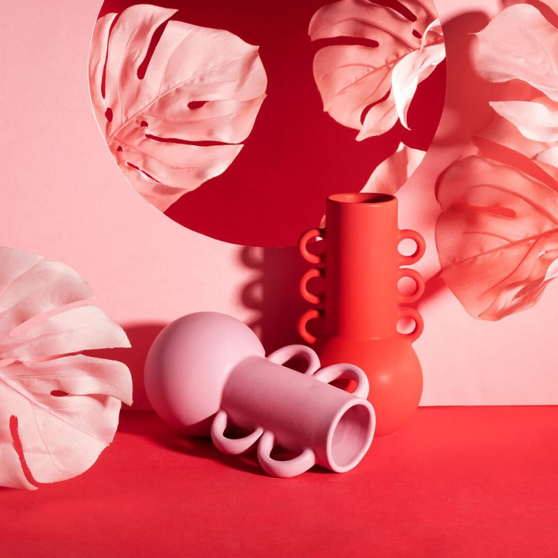 Lipstick Red Vase