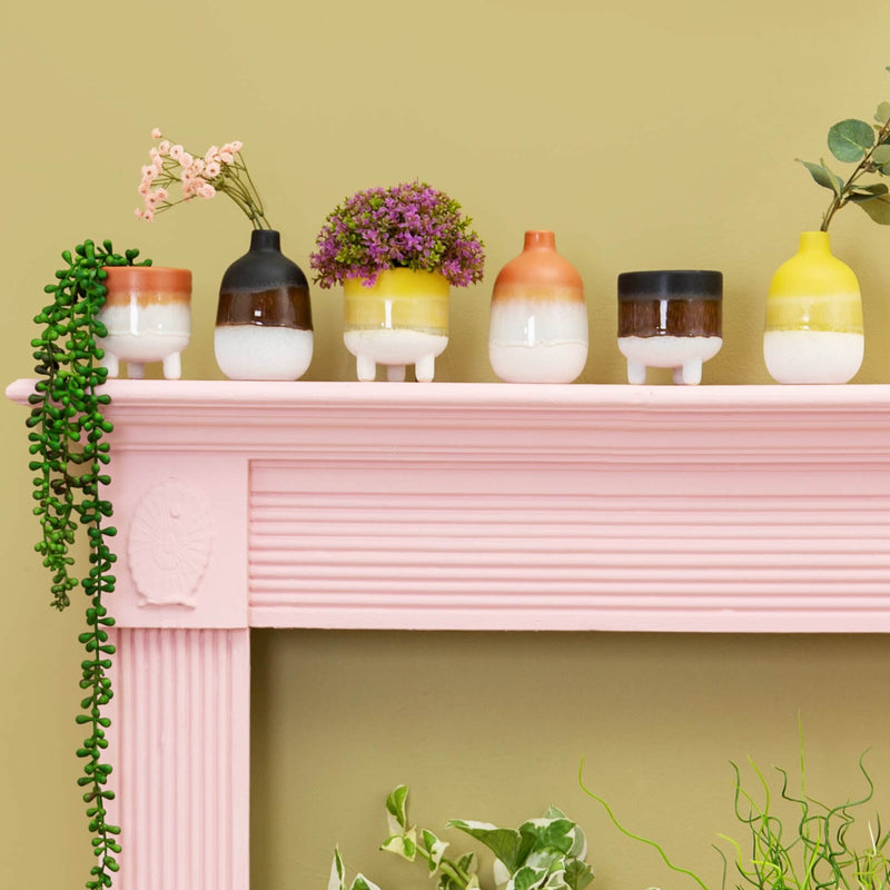 Mini Black Glaze Planter
