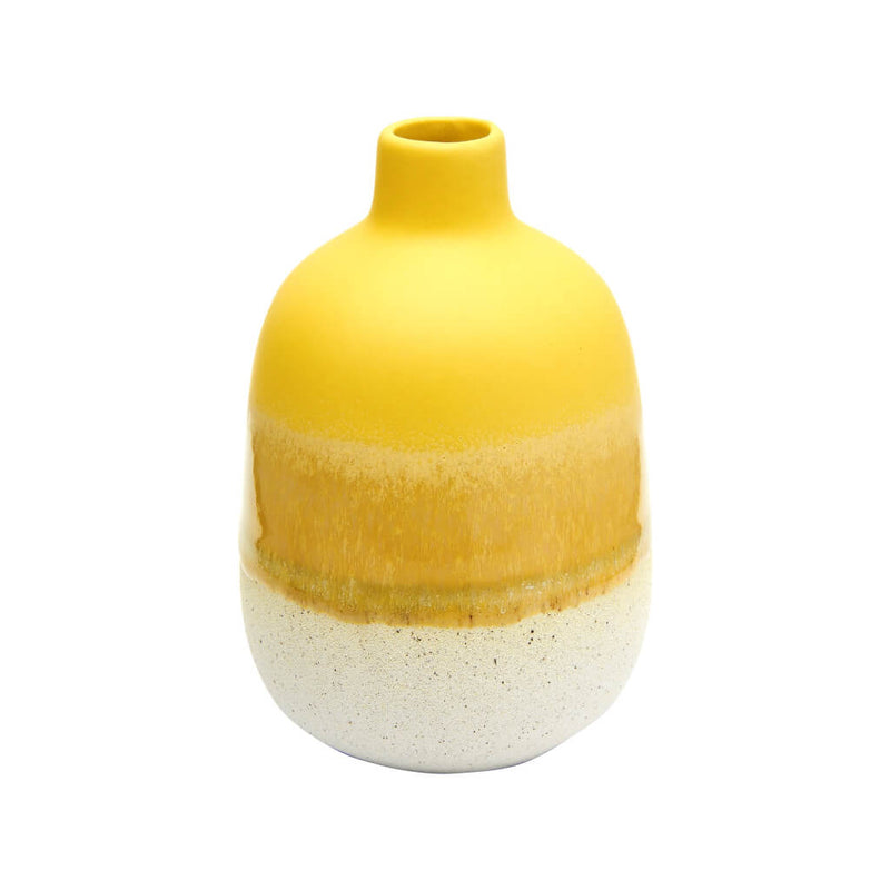 Mini Yellow Glaze Vase