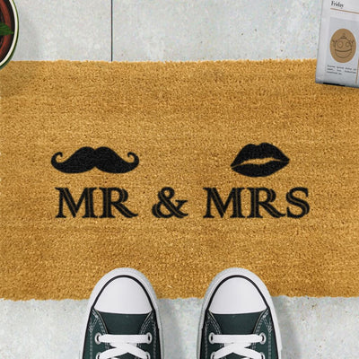 Mr and Mrs Door Mat