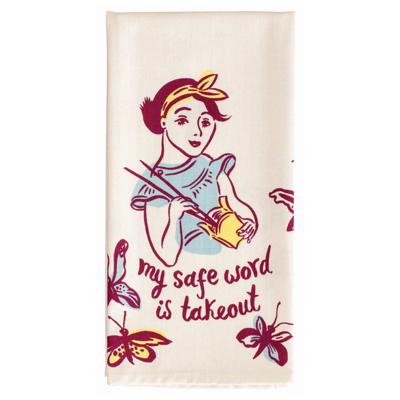 My Safe Word is Takeout Kitchen Towel