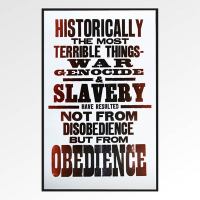 Obedience Print