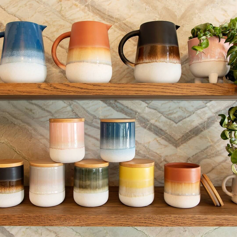 Ombre Glaze Jugs And Canisters